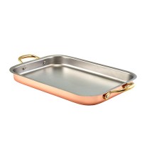 Copper Plated Deep Rectangular Tray